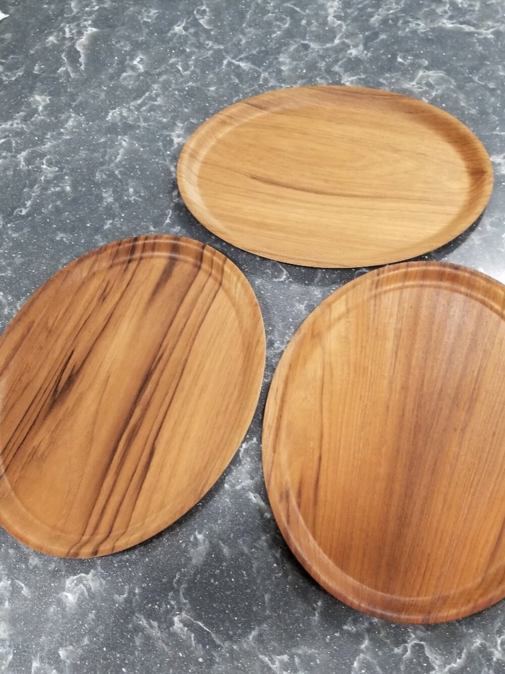 Danish Teakwood Oval serving trays